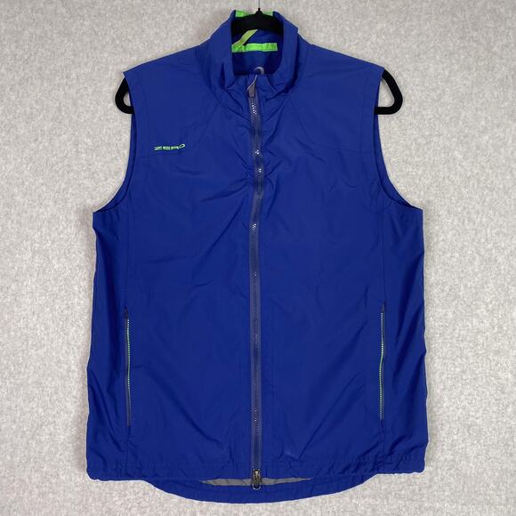 Zero Restriction Vest Mens S Blue Tour Series Full Zip Golf - Picture 1 of 12